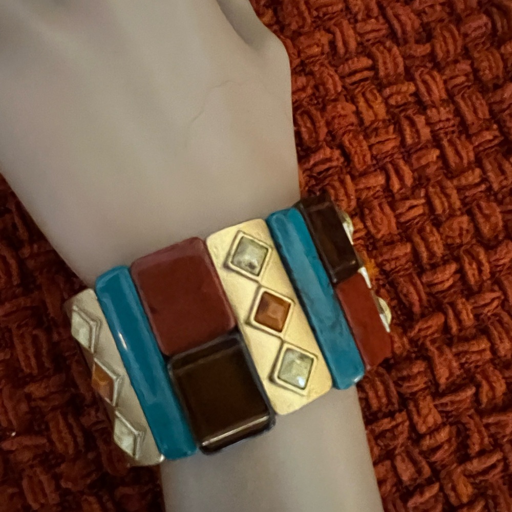Colorful Geometric Bracelet